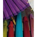 Weddingstar Wedding Star 9167-31 Paper Parasol with Bamboo Boning- Fuchsia 9167-31